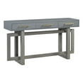 thumbnail image 3 of Elegant Console Table with Three Drawers, Extra Long Entryway Table for Entryway, Hallway, Living Room, Foyer, Corridor (Antique Gray), 3 of 11