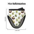 thumbnail image 4 of Cute Avocado Moon Oven Mitts Heat Resistant - Soft Lining Silicone Mini Oven Mitts with HangingLoop, Kitchen Oven Gloves Heat Resistant 500℉ for Cooking Baking Microwave, 4 of 7