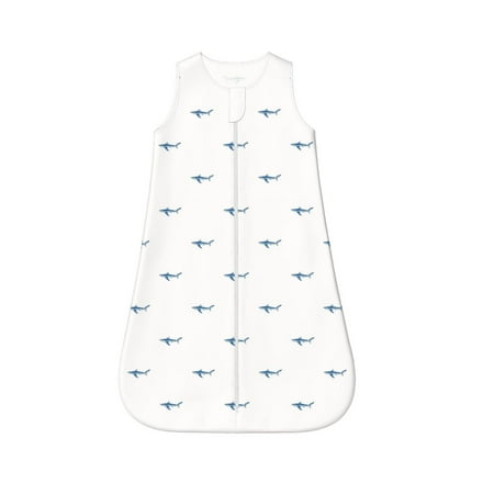 

Fotbe Party Shark Cute Pattern Sleep Sack - Baby Wearable Blanket with Zipper Extra Soft Cotton Sleeveless Sleeping Bag for Infants-X-Large