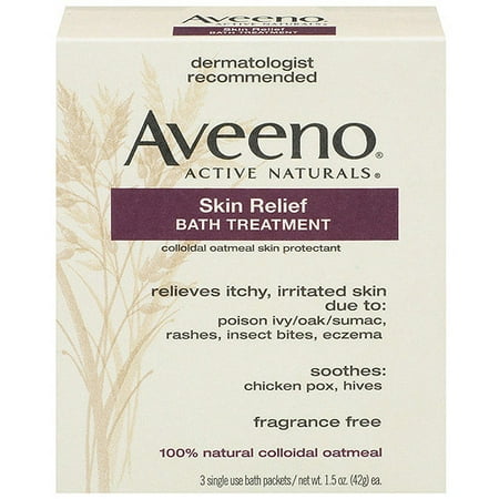 UPC 381370036890 product image for AVEENO Active Naturals Skin Relief Bath Treatment Single Use Packets 3 Each | upcitemdb.com