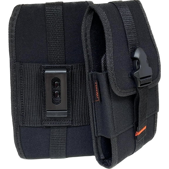 Locking Wallet Pocket Black Case is Compatible with iPhone 14 Pro Max, iPhone 13 Pro Max and iPhone 14 Plus with a any cover on