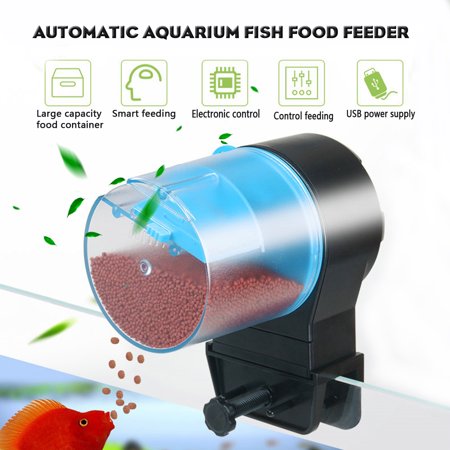 Aquarium Fish Turtle Tank Automatic Feeder Food Dispenser Usb