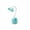 Blue, variant on Cute Flower-Shaped LED Desk Lamp with Adjustable Gooseneck, Pen Caddy, Eye Protection Lighting, Rechargeable for Dorm Room, Bedroom, Study, Home Office