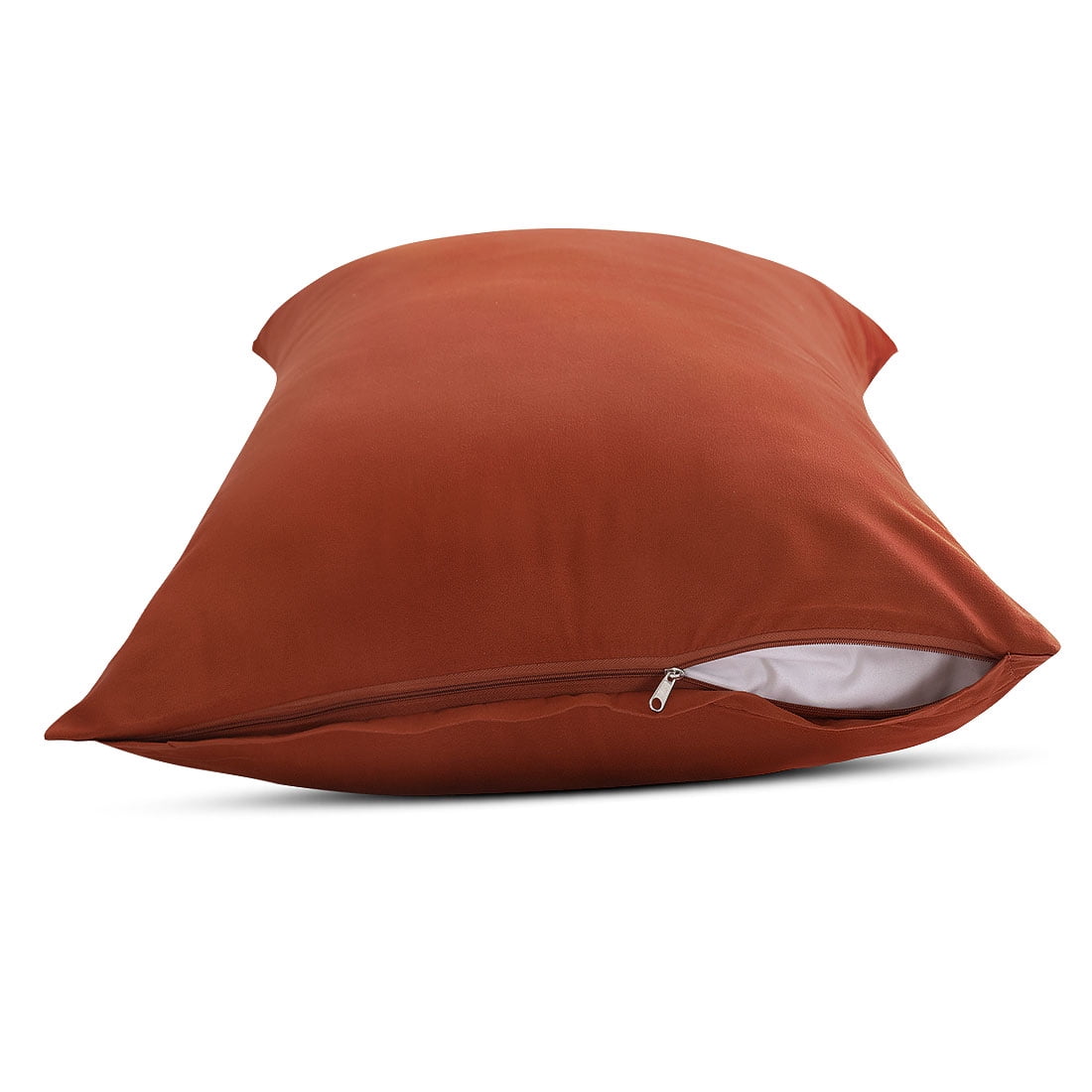 Unique Bargains 2 Packs Brushed Microfiber Body Pillowcase Orange 20" x 54"