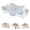 Gray, variant on CONCETTA Soft Memory Foam Neck Pillow for Comfortable Sleep All Night，Gray