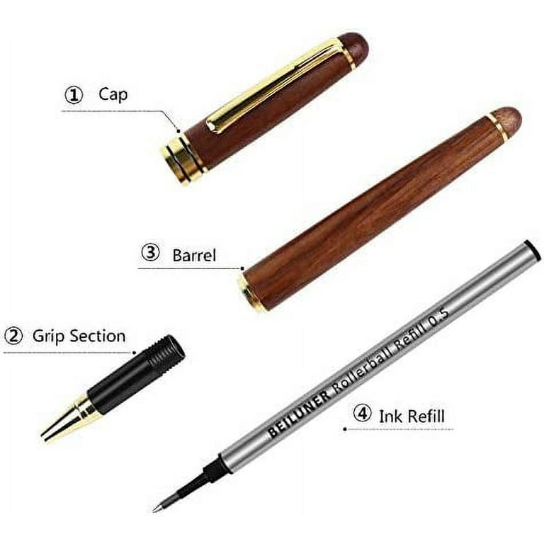 iMeaniy Luxury Ballpoint Pen Writing Set,Elegant Fancy Pens for Signature  Colleague Students Boss,Executive Nice Pens for Business Birthday with Gift