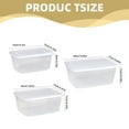 thumbnail image 3 of Souwang Storage Box Food Storage Containers With Lids Plastic Food Storage Box Microwave/Dishwasher Storage Organizer For Kitchen Storage Reusable Kitchen Food Sealed Preservation Box(3000m, 3 of 9