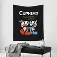 thumbnail image 5 of The Cuphead Show Tapestry Wall Hanging Wall Art Decor Wall Tapestry for Living Room Bedroom Dorm 51x60 Inch, 5 of 7