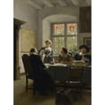 thumbnail image 3 of Max Volkhart 14x18 Black Modern Framed Museum Art Print Titled - A Toast, 3 of 5