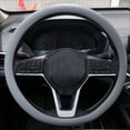 thumbnail image 2 of Silicone Steering Wheel Cover - Sweat-Absorbent Non- Grip, Universal Fit for 14.5-15" Wheels, Summer Fashion, 2 of 4