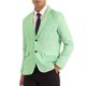 thumbnail image 4 of Chaqueta deportiva formal de cuadros INSPIRE CHIC para hombres con solapa de muesca y patrón de cuadros verde S, 4 of 5