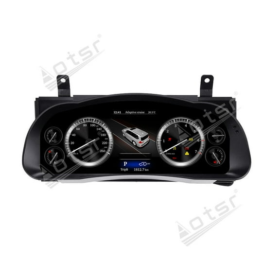 Aotsr 12.3 inch car LCD digital instrument panel instrument cluster speedometer suitable for Toyota Highlander 2015-2019 LCD Instrument Cluster
