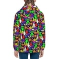 thumbnail image 4 of Kids Garten Of Banban Hoodie 3d Printed Zip Up Hooded Sweatshirt With Pocket For Boys Girls, 4 of 7