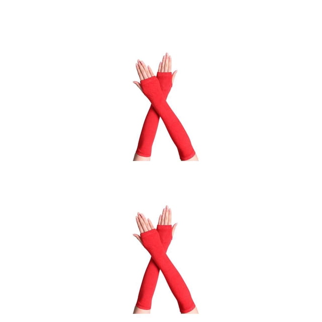 Guantes sin dedos Bearachild para niña Rojo oscuro 2Conjunto