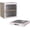 White, variant on Single Sturdy & Convenient Foldable Cabinet - Durable Steel-Wood Combo with Anti-Slip Design & Quick Door Installation, Easy DIY Storage Container for Home Office Garage Organization(Black)