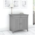 thumbnail image 2 of Scranton & Co Furniture Salinas Secretary Desk with Keyboard Tray & Cabinet, 2 of 7