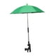 thumbnail image 1 of Sombrilla para silla de playa con clip para cochecito de golf, piscina y patio. Verde, 1 of 8