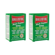 20 Count Ballistol Multi-Purpose Oil Lubricant Cleaner and Protectant Wipes