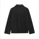 thumbnail image 4 of HH TRAF Otoño Mujer Denim Jersey Elegante Nuevo Bolsillo Solapa Camisa Tops Mujeres Viajes Calle Mujeres 2-Color Top Mujer, 4 of 4