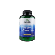 Swanson Premium Acetyl L-Carnitine Antioxidant Protection Veggie Capsules, 500 Mg, 240 Count