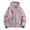 Pink, variant on Fiaer Womens Rain Jacket with Hood Oversized Full Zip up Windbreaker Waterproof Raincoat Loose Fit Solid Tops for Hiking Pink XL