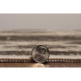 thumbnail image 6 of Contemporary Home Living 2' x 3' Rectangular Geometric Medallion Area Throw Rug - Gray and Charcoal, 6 of 7