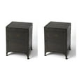 thumbnail image 1 of Pemberly Row Set of 2 Industrial Chic Owen Side Chest In Industrial, 1 of 6
