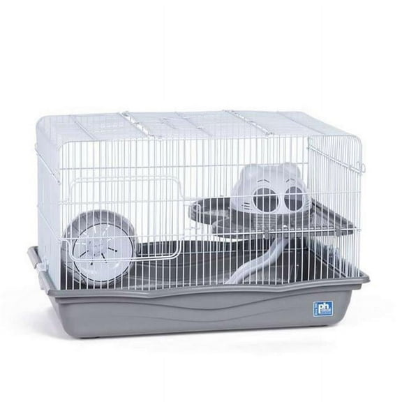 Prevue Pet Products Hamster Haven Cage, Gray - Large
