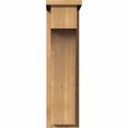 thumbnail image 2 of 7 1/2"W x 12"D x 28"H Huntington Smooth Corbel w/Backplate, Western Red Cedar, 2 of 9