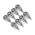 thumbnail image 1 of Unique Bargains Kit de Réparation d'Embout de Canne à Pêche en Acier Inoxydable 1,2 mm, Guide d'Anneau de Perche, Remplacement, Noir, Lot de 8, 1 of 5