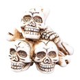 thumbnail image 1 of Halloween Small Decorations Skeleton Head & Revived Scary Resin Figurines For, 1 of 1