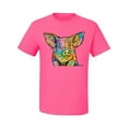 thumbnail image 3 of Dean Russo The Pig Animal Lover Men's Graphic T-Shirt, Neon Pink, Medium, 3 of 6