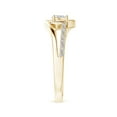 thumbnail image 3 of ANGARA Natural 0.22 Ct. Diamond Promise Promise Ring in 14K Yellow Gold for Women (Ring Size: 3), 3 of 9