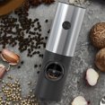 thumbnail image 4 of Electric Salt And Pepper Grinder With Adjustable Coarseness Refillable Mill, 4 of 8