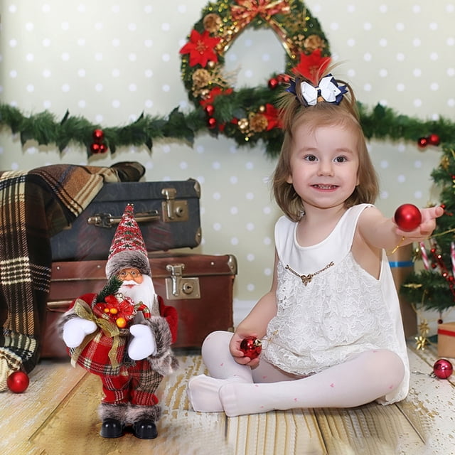 ¡Precios en Caída!, Muñeco de nieve musical de juguete Muñeco de nieve de Papá Noel bailando Muñeco musical Bonita decoración navideña para niños y adultos Akmoler