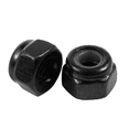 thumbnail image 6 of M2.5X0.45mm Zinc Plated Nylon Insert Hex Lock Nuts Black 100Pcs, 6 of 8