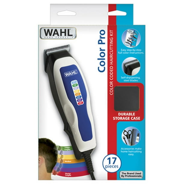 Wahl 9155-700 17 Piece Color Coded High-Carbon Steel Blades Haircutting