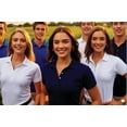 thumbnail image 6 of INGEAR Women's Short Sleeve Polo Shirts, Casual Collared Golf Tops, 2 Pack Blue L, 6 of 6