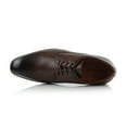 thumbnail image 6 of Ferro Aldo Alvin MFA19696 Men's Plain Square-Toe Derby Dress Shoes, in Doppio, Men's Size 7, 6 of 8