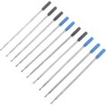 thumbnail image 2 of HUGFEGWE 10PCS Metal Pen Refills Blue Black Refills 115mm Replacement Ballpoint Pen Refills 1mm Tip Pen Refill Blue Ballpoint Pen Refill Metal Pen Refills Blue 115mm Replacement Ballpoint Pen, 2 of 8