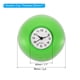 thumbnail image 2 of Reloj de pared mini lindo con espejo, reloj de ducha a prueba de agua, verde, 2 of 7