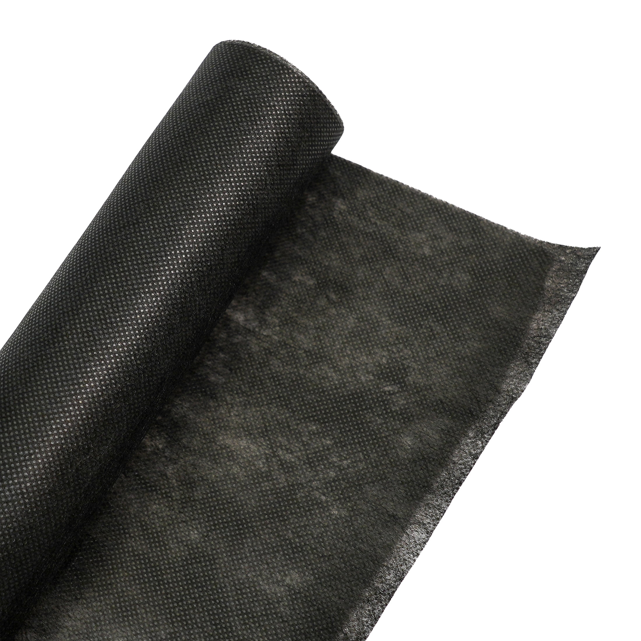 Expert Gardener 3' x 50' Black Weed Barrier Fabric with UV Protection, 3 feet Wide and 50 feet Long