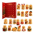thumbnail image 2 of 2026 Christmas Advent Calendar 24 Day Countdown, 3D Pomeranian Dog Ornaments Tree Pendant Set for Xmas Tree Hanging Decoration, 2 of 7