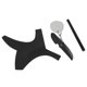 thumbnail image 1 of Beard Styling Template Beard Pen Comb Mirror Professional Trimming Styling for Men Black, 1 of 5