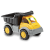 American Plastic Toys Gigantic Dump Truck in black and yellow