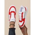 thumbnail image 2 of Ladies' Lace-up Casual Sports Sneakers, White Lightweight Street Fashionable And Simple Skateboard Shoes For Women, 2 of 4