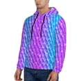 thumbnail image 2 of Hoodies for Men - Dragon Skin Fish Scale Long Sleeve Comfrt Men'S Fashion Hoodies & Sweatshirts, Sweatshirts for Men Hoodies Pullover Clothing Clothes with Pouch, 2 of 7