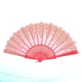 thumbnail image 4 of Miangastore Pink Handheld Fan Foldable for Traditional Occasions 1Pack, 4 of 5