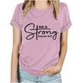 thumbnail image 1 of Blouses pour Femmes Hauts Imprimés Manches Courtes Blouse Col Rond T-Shirt Hauts, 1 of 1