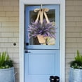 Lavender Basket Wreath Home Decoration Door Front Decoration Garland